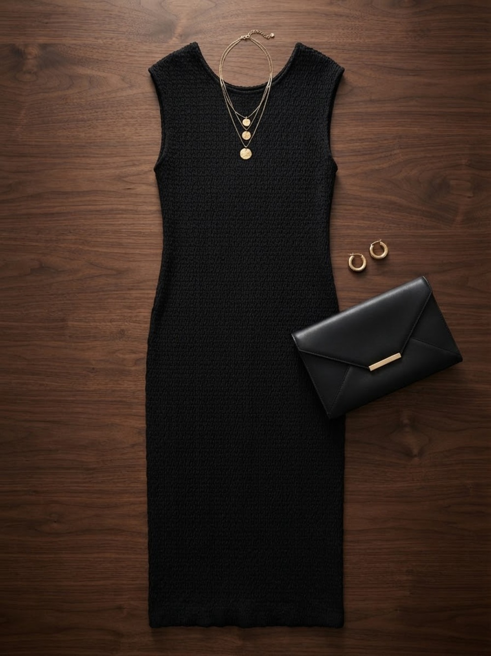 Classic Black Tank Maxi Dress